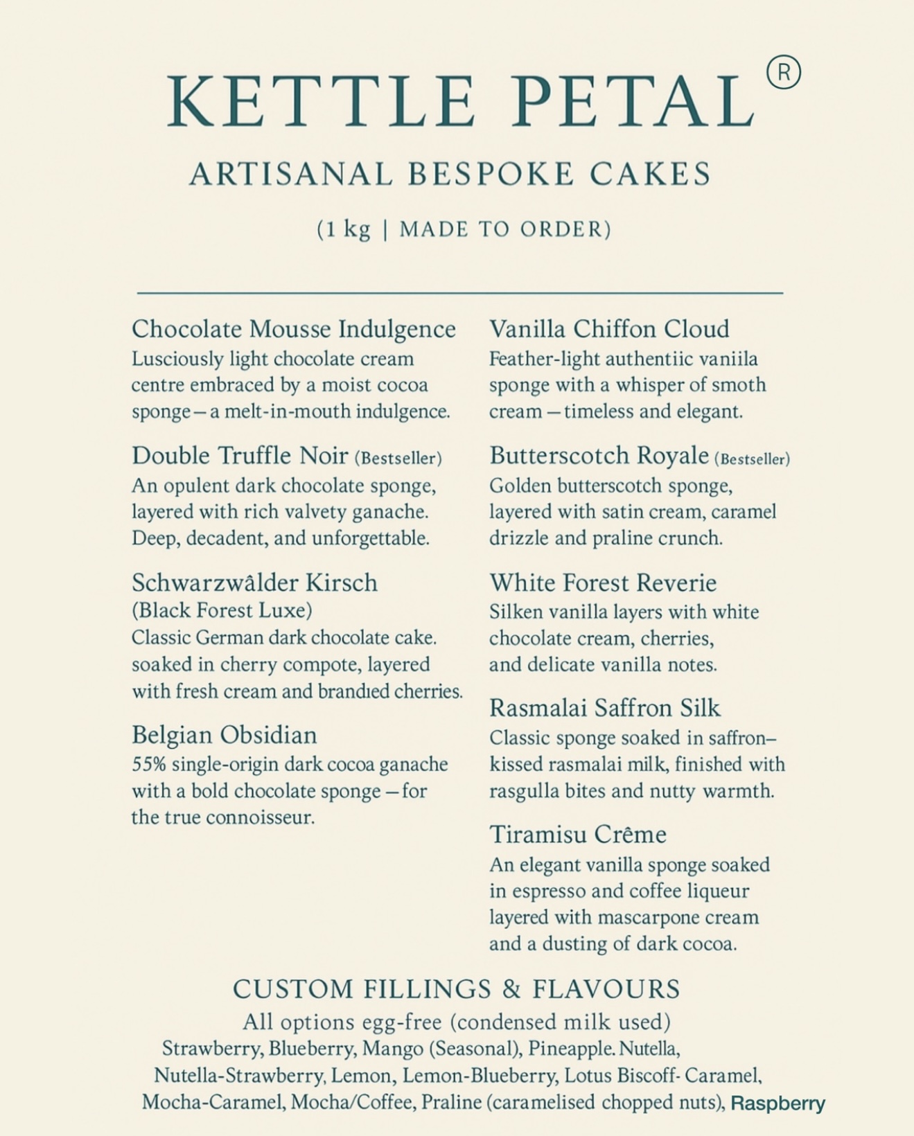 Birthday cake by Kettle Petal ®