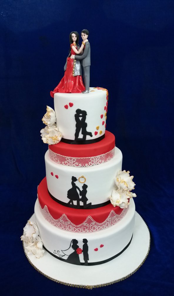 Wedding cake by Kocoa Mania