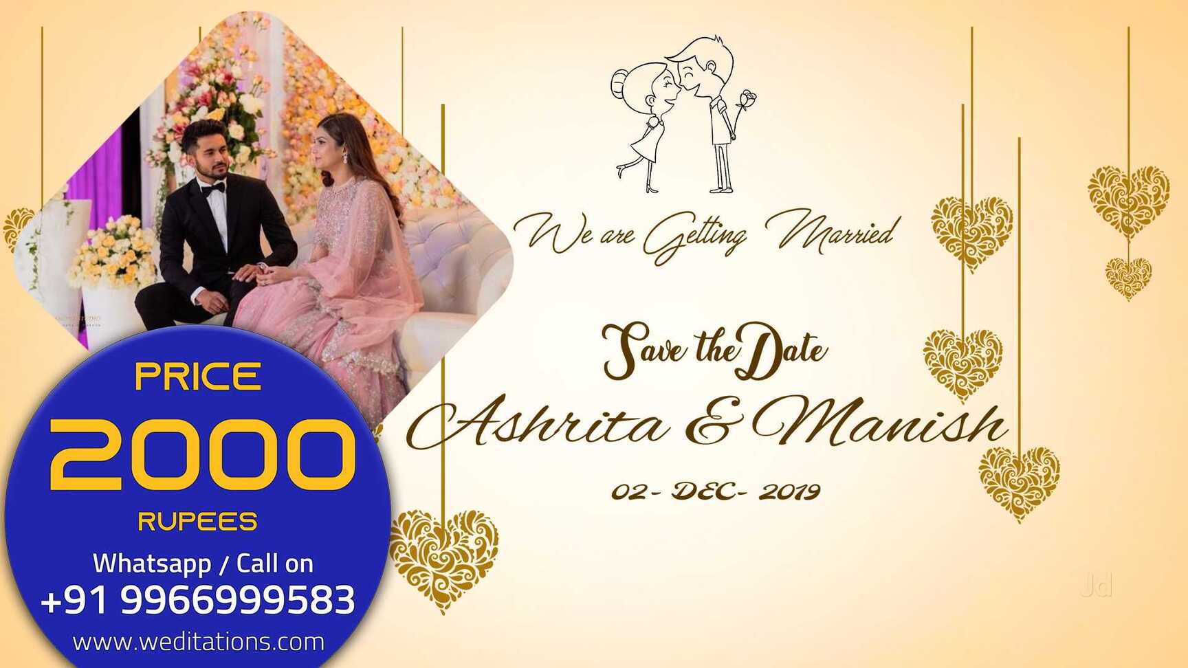 Wedding Invitation Video Maker - Weditations (INDIA) image 30