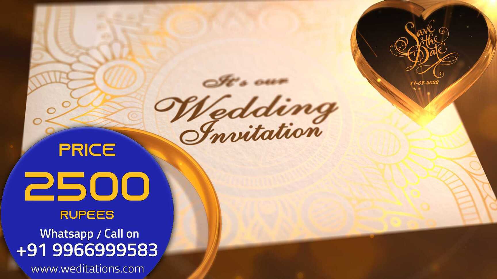 Wedding Invitation Video Maker - Weditations (INDIA) image 56